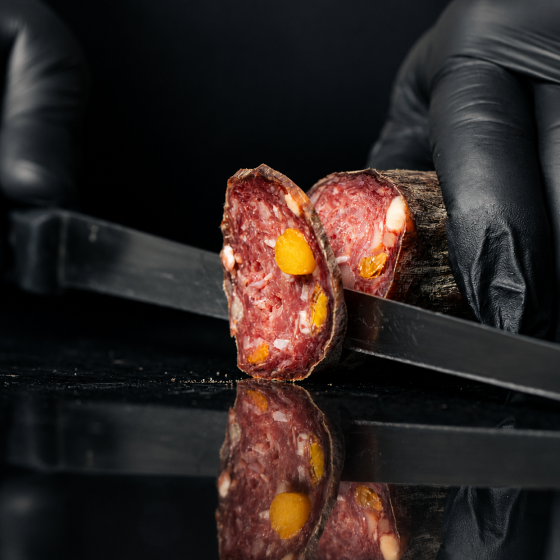 Saucisson de boeuf Halal | Nature, Fumé, Pistache , Amande
